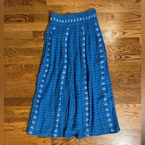 Ace & Jig Reversible Rara Midi Skirt Size Small
